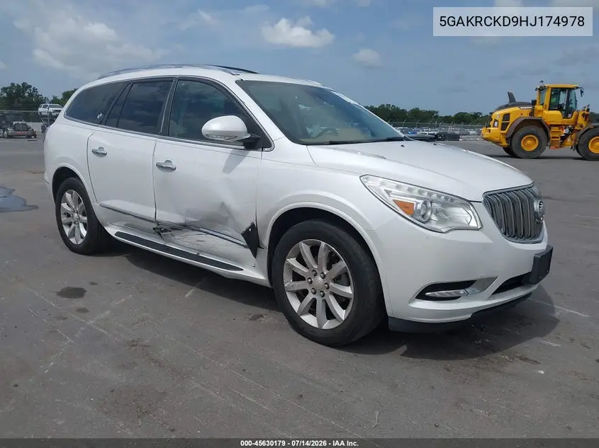 2017 Buick Enclave Premium VIN: 5GAKRCKD9HJ174978 Lot: 45630179