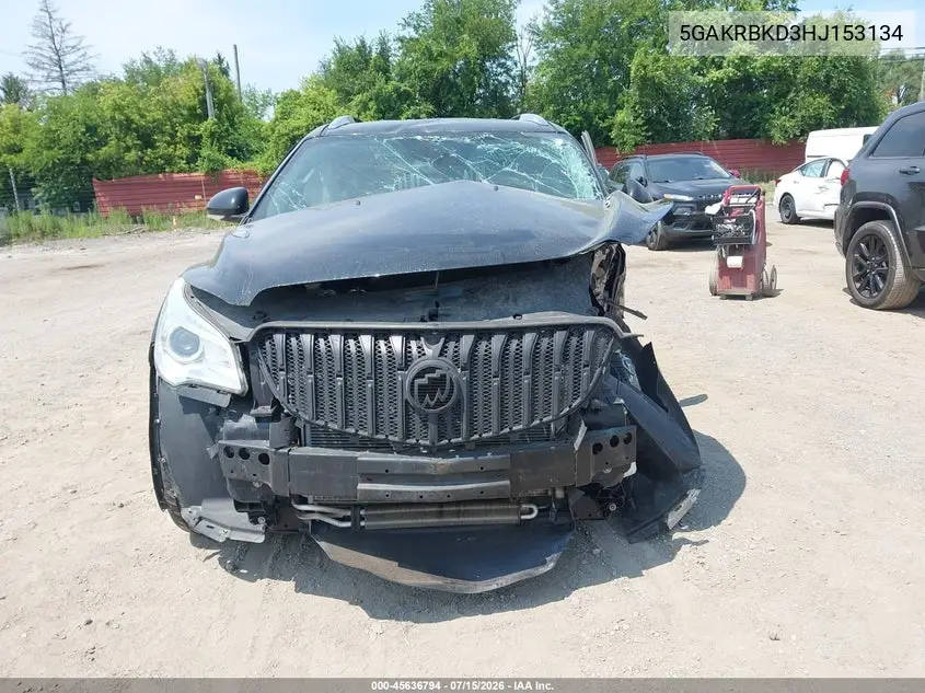 2017 Buick Enclave Leather VIN: 5GAKRBKD3HJ153134 Lot: 45636794