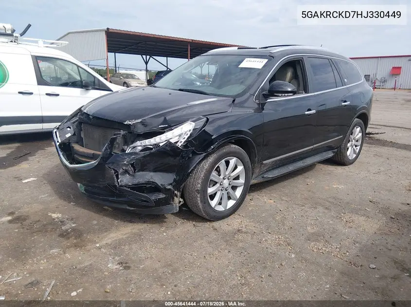 2017 Buick Enclave Premium VIN: 5GAKRCKD7HJ330449 Lot: 45641444