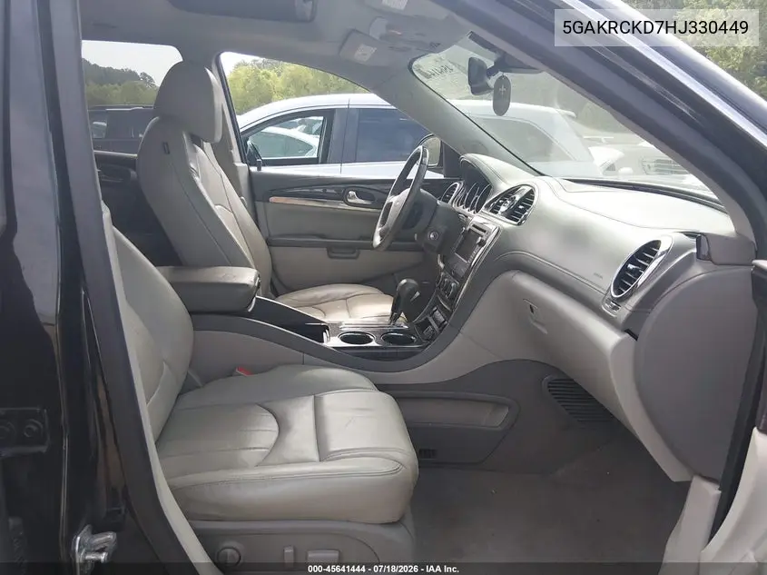 2017 Buick Enclave Premium VIN: 5GAKRCKD7HJ330449 Lot: 45641444