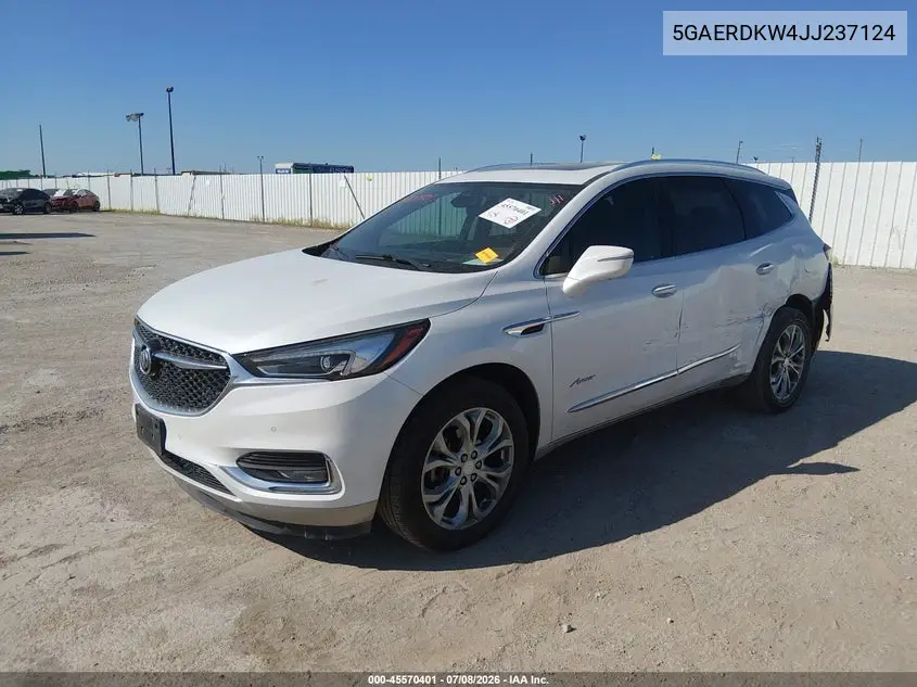 2018 Buick Enclave Avenir VIN: 5GAERDKW4JJ237124 Lot: 45570401