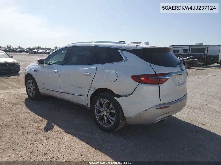 2018 Buick Enclave Avenir VIN: 5GAERDKW4JJ237124 Lot: 45570401