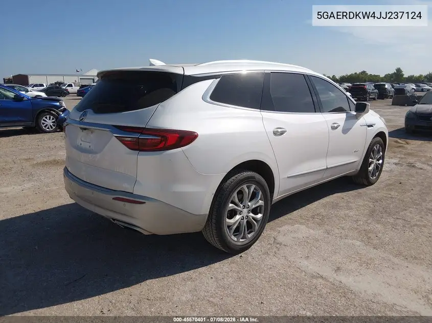 2018 Buick Enclave Avenir VIN: 5GAERDKW4JJ237124 Lot: 45570401