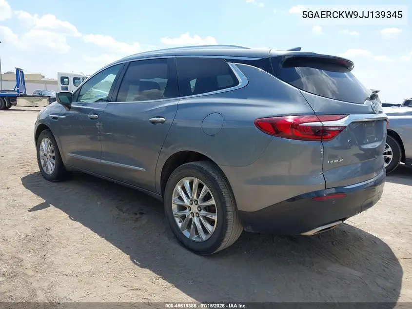 2018 Buick Enclave Premium VIN: 5GAERCKW9JJ139345 Lot: 45619386