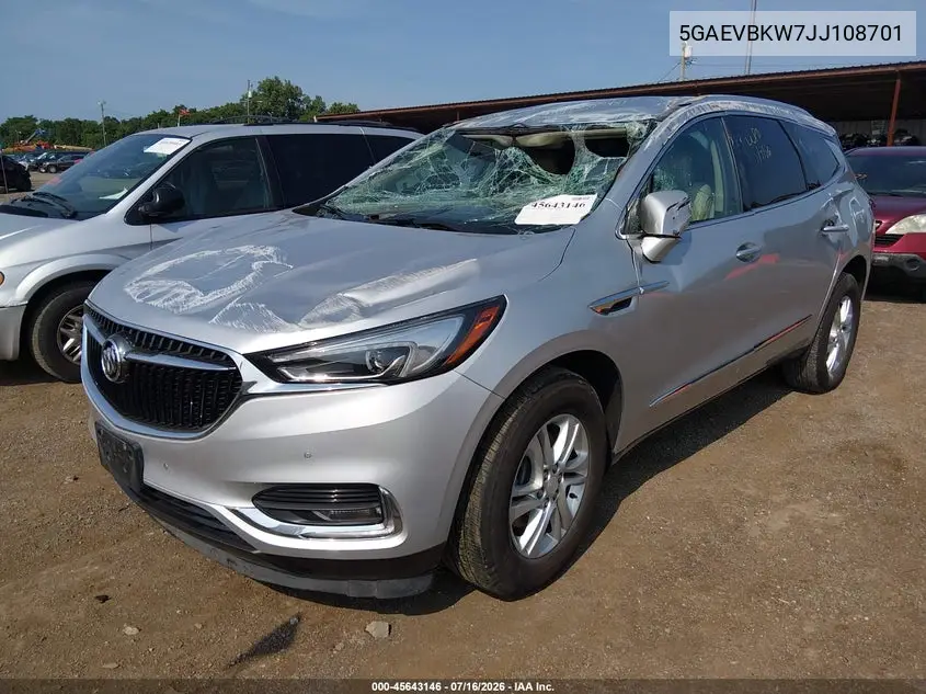 2018 Buick Enclave Premium VIN: 5GAEVBKW7JJ108701 Lot: 45643146