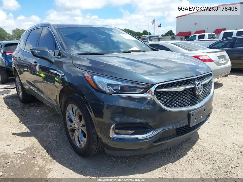 2019 Buick Enclave Awd Avenir VIN: 5GAEVCKW2KJ178405 Lot: 45351282