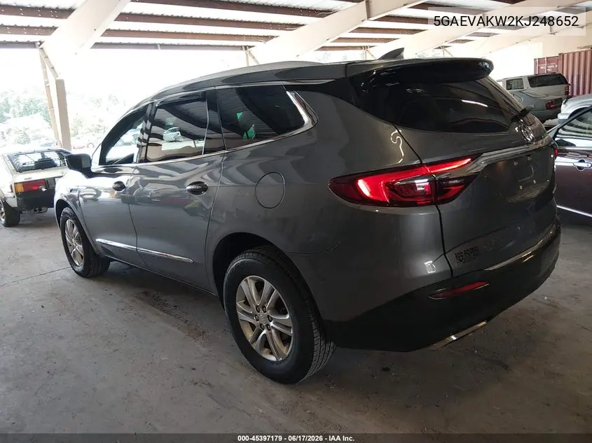 2019 Buick Enclave Awd Essence VIN: 5GAEVAKW2KJ248652 Lot: 45397179
