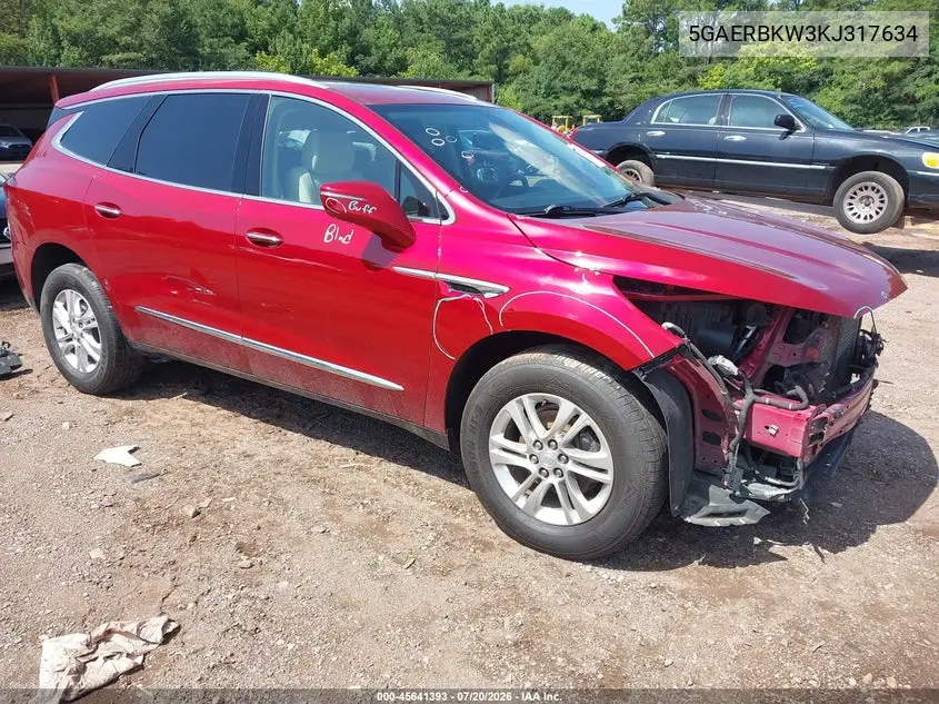 2019 Buick Enclave Fwd Essence VIN: 5GAERBKW3KJ317634 Lot: 45641393