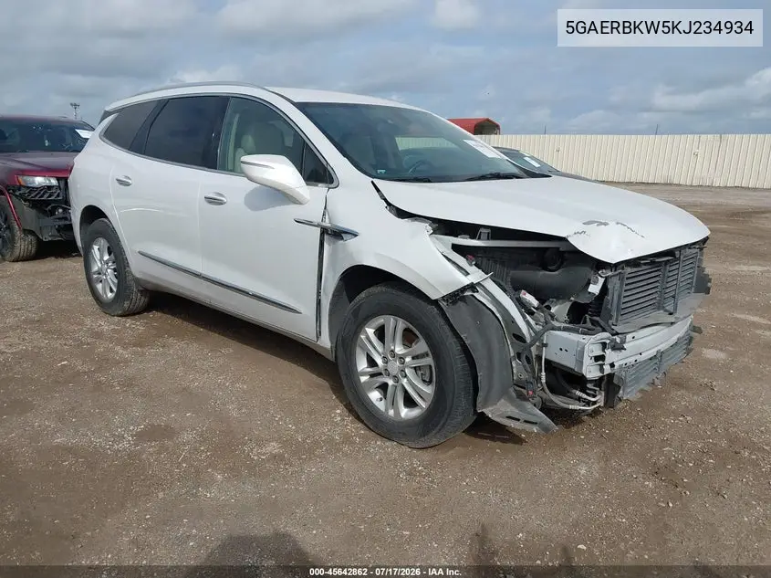 2019 Buick Enclave Fwd Essence VIN: 5GAERBKW5KJ234934 Lot: 45642862