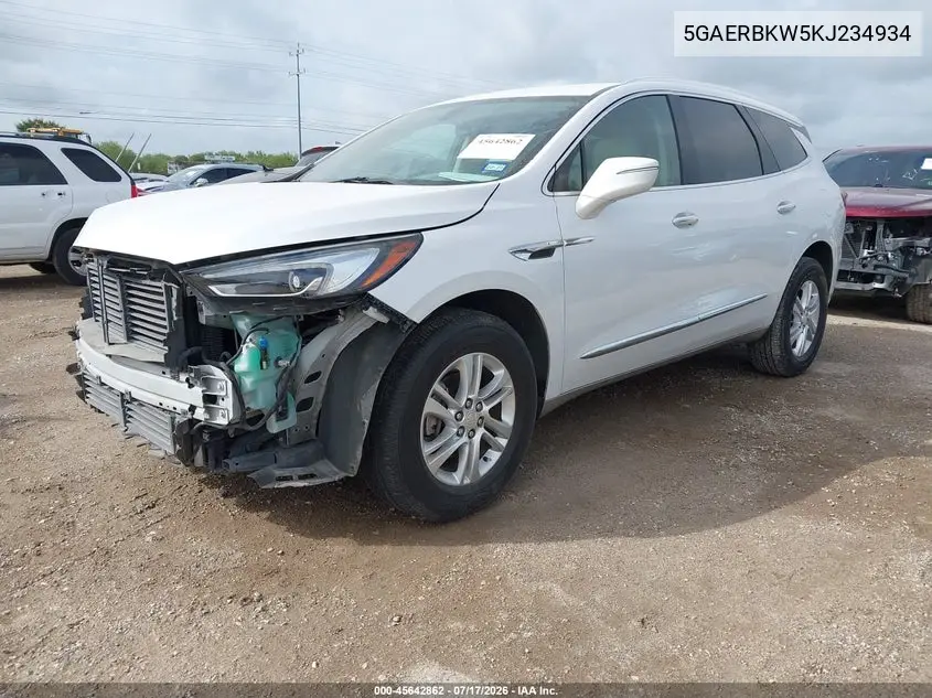 2019 Buick Enclave Fwd Essence VIN: 5GAERBKW5KJ234934 Lot: 45642862