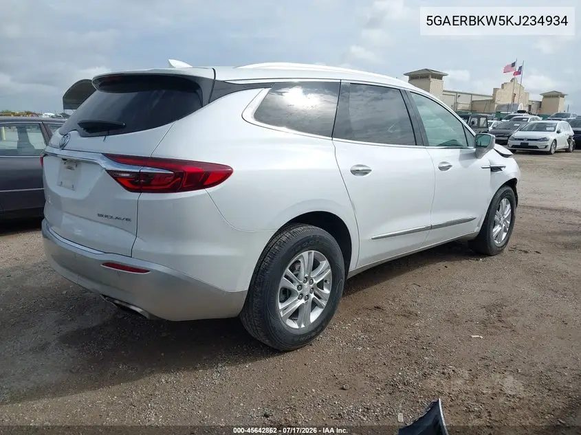 2019 Buick Enclave Fwd Essence VIN: 5GAERBKW5KJ234934 Lot: 45642862