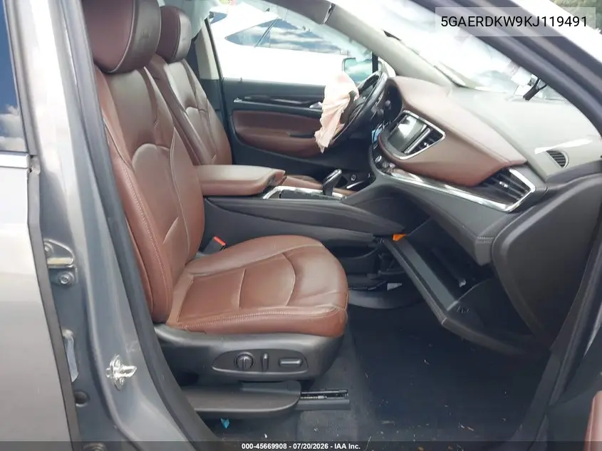 2019 Buick Enclave Fwd Avenir VIN: 5GAERDKW9KJ119491 Lot: 45669908