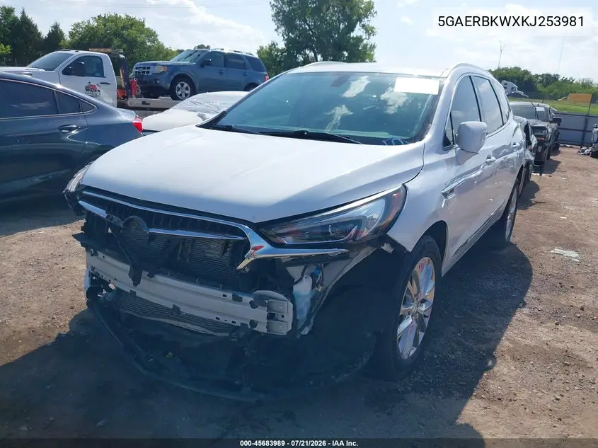 2019 Buick Enclave Fwd Essence VIN: 5GAERBKWXKJ253981 Lot: 45683989