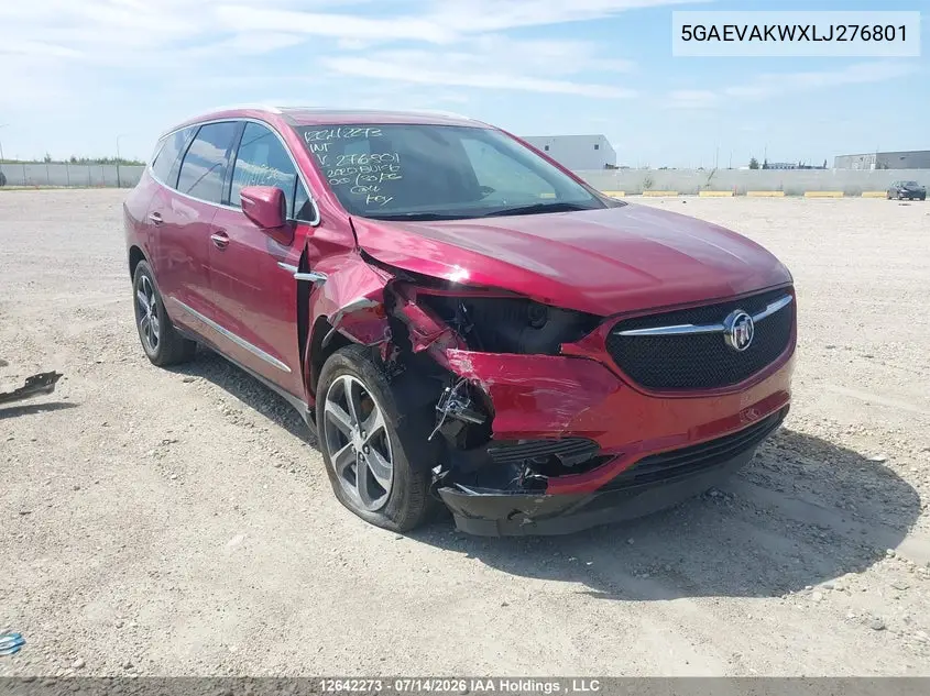 2020 Buick Enclave Essence VIN: 5GAEVAKWXLJ276801 Lot: 12642273