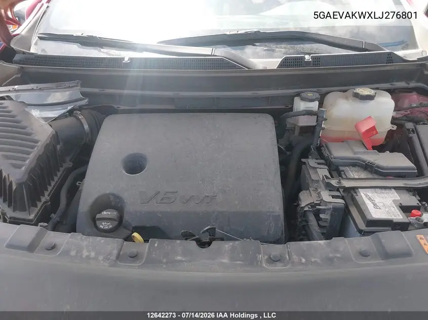 2020 Buick Enclave Essence VIN: 5GAEVAKWXLJ276801 Lot: 12642273