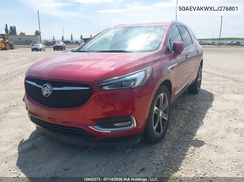 2020 Buick Enclave Essence VIN: 5GAEVAKWXLJ276801 Lot: 12642273