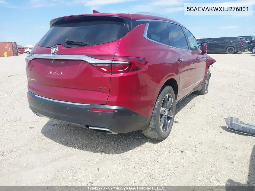 2020 Buick Enclave Essence VIN: 5GAEVAKWXLJ276801 Lot: 12642273