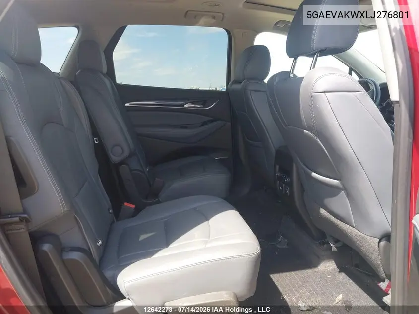 2020 Buick Enclave Essence VIN: 5GAEVAKWXLJ276801 Lot: 12642273
