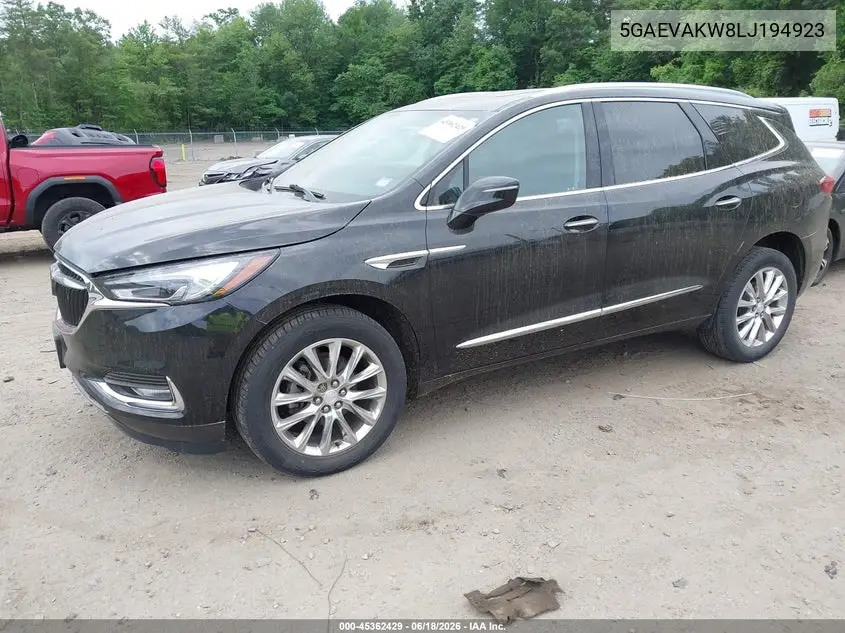 2020 Buick Enclave Awd Essence VIN: 5GAEVAKW8LJ194923 Lot: 45362429