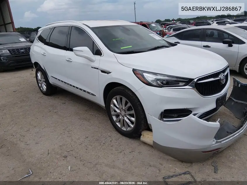 2020 Buick Enclave Fwd Essence VIN: 5GAERBKWXLJ286867 Lot: 45442331