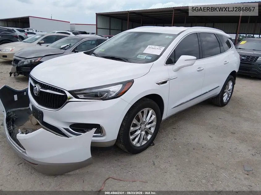2020 Buick Enclave Fwd Essence VIN: 5GAERBKWXLJ286867 Lot: 45442331