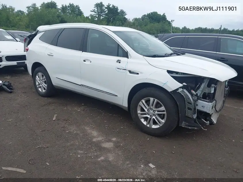 2020 Buick Enclave Fwd Essence VIN: 5GAERBKW9LJ111901 Lot: 45445028