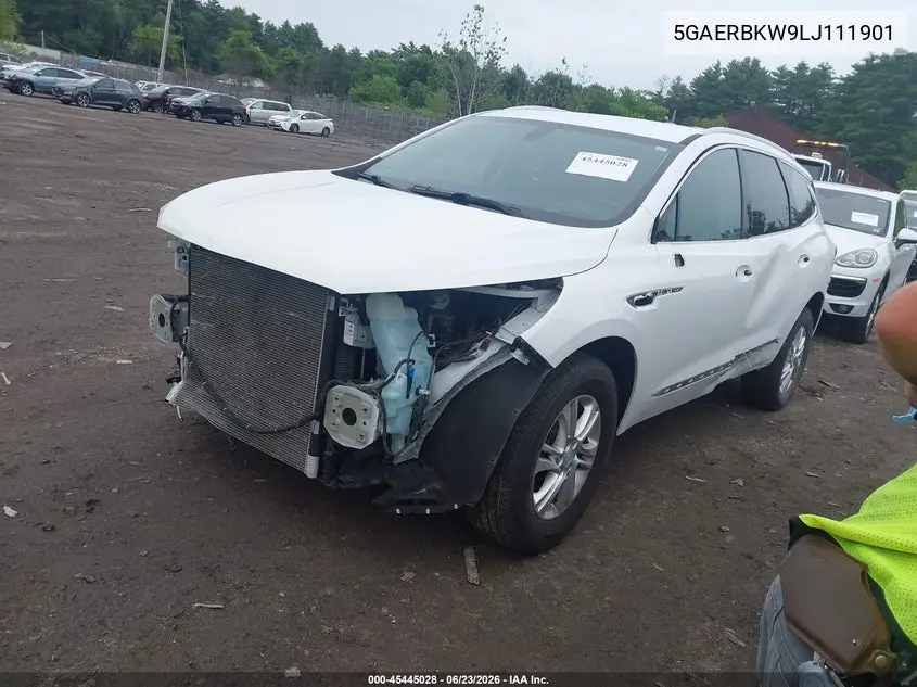 2020 Buick Enclave Fwd Essence VIN: 5GAERBKW9LJ111901 Lot: 45445028