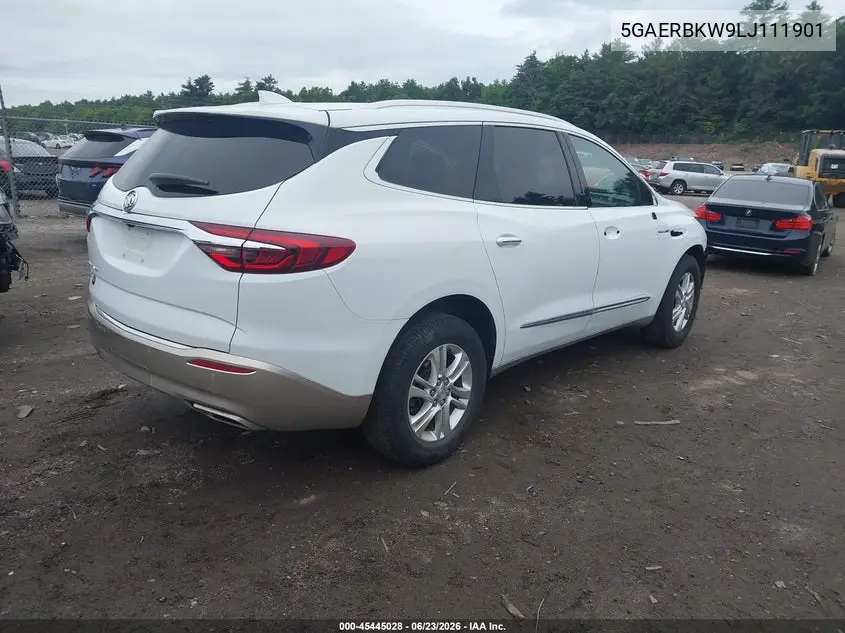 2020 Buick Enclave Fwd Essence VIN: 5GAERBKW9LJ111901 Lot: 45445028