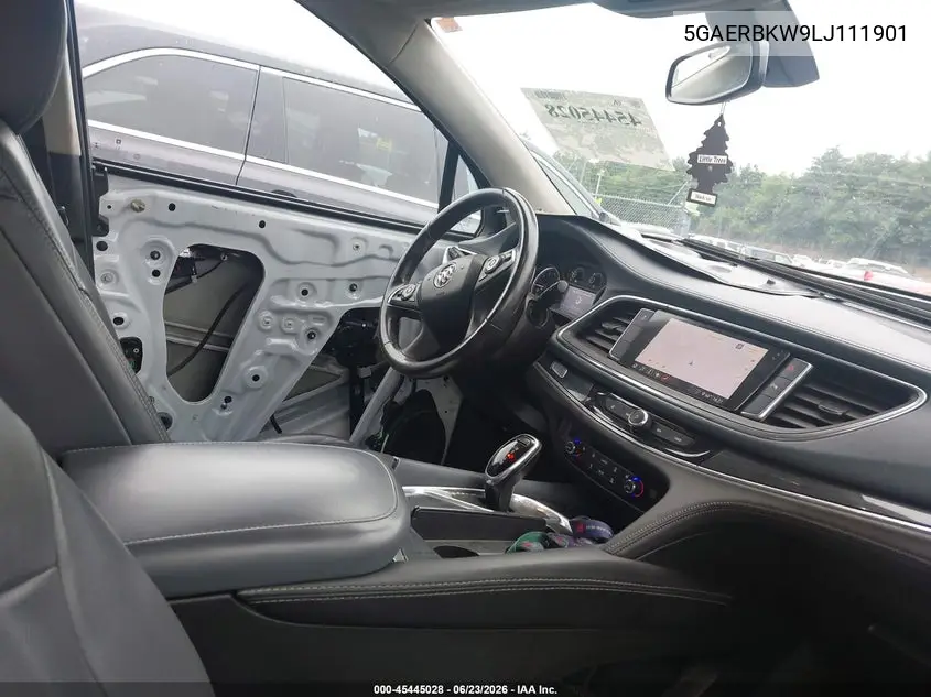 2020 Buick Enclave Fwd Essence VIN: 5GAERBKW9LJ111901 Lot: 45445028