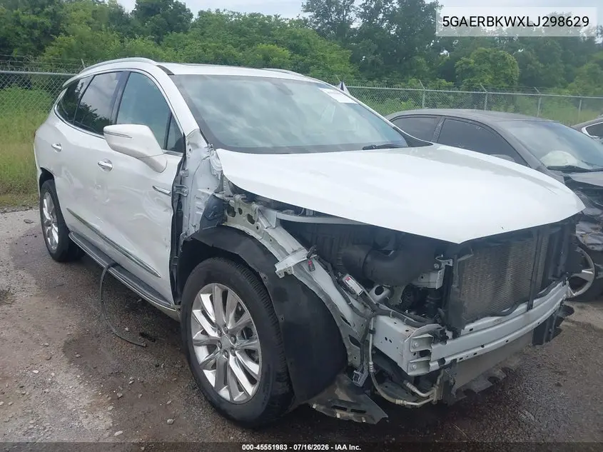 2020 Buick Enclave Fwd Essence VIN: 5GAERBKWXLJ298629 Lot: 45551983