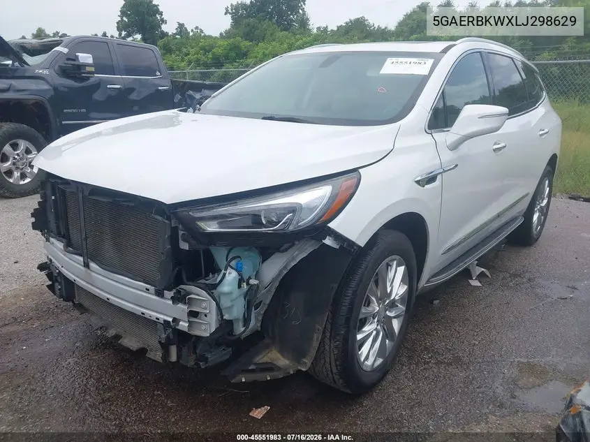 2020 Buick Enclave Fwd Essence VIN: 5GAERBKWXLJ298629 Lot: 45551983