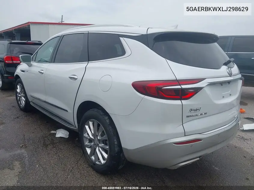 2020 Buick Enclave Fwd Essence VIN: 5GAERBKWXLJ298629 Lot: 45551983