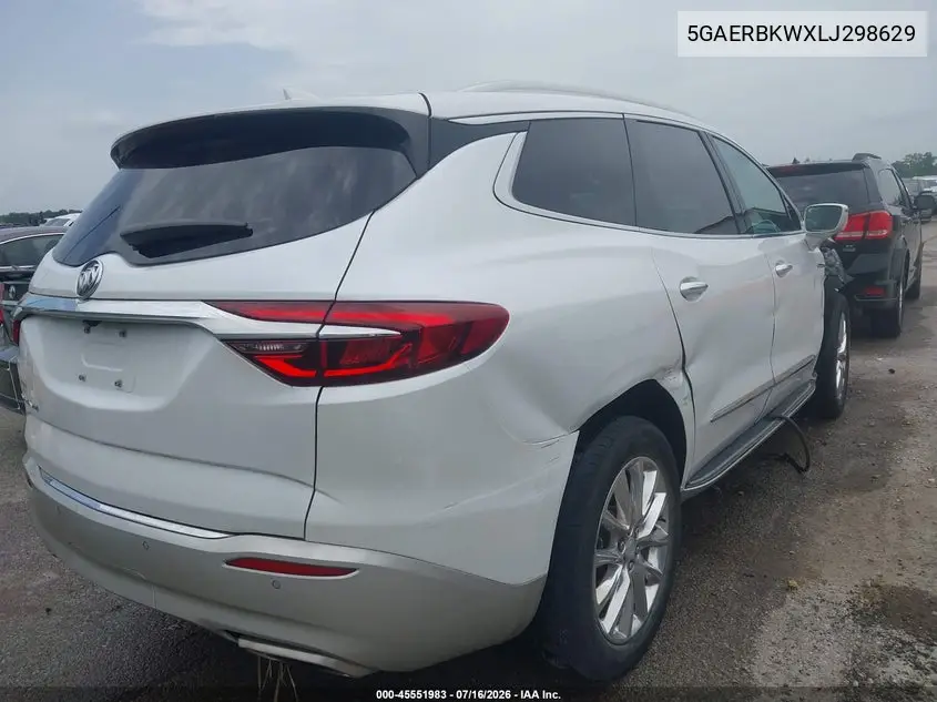 2020 Buick Enclave Fwd Essence VIN: 5GAERBKWXLJ298629 Lot: 45551983