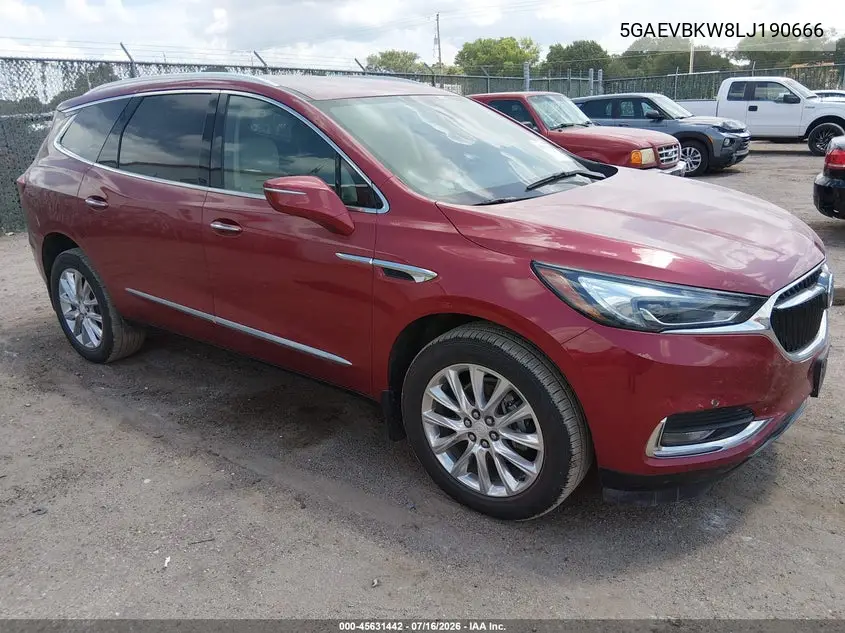 2020 Buick Enclave Awd Premium VIN: 5GAEVBKW8LJ190666 Lot: 45631442