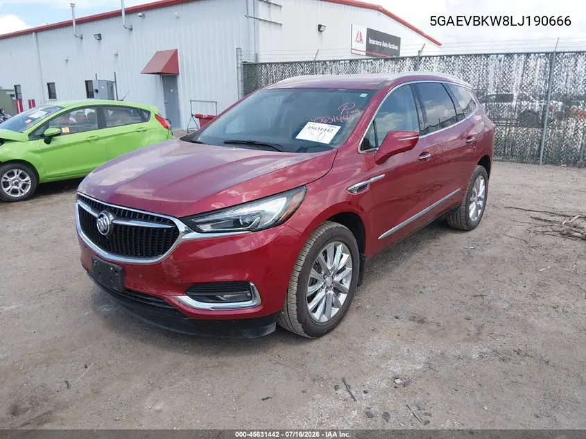 2020 Buick Enclave Awd Premium VIN: 5GAEVBKW8LJ190666 Lot: 45631442