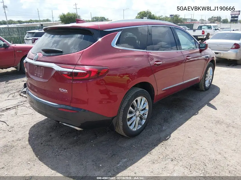 2020 Buick Enclave Awd Premium VIN: 5GAEVBKW8LJ190666 Lot: 45631442