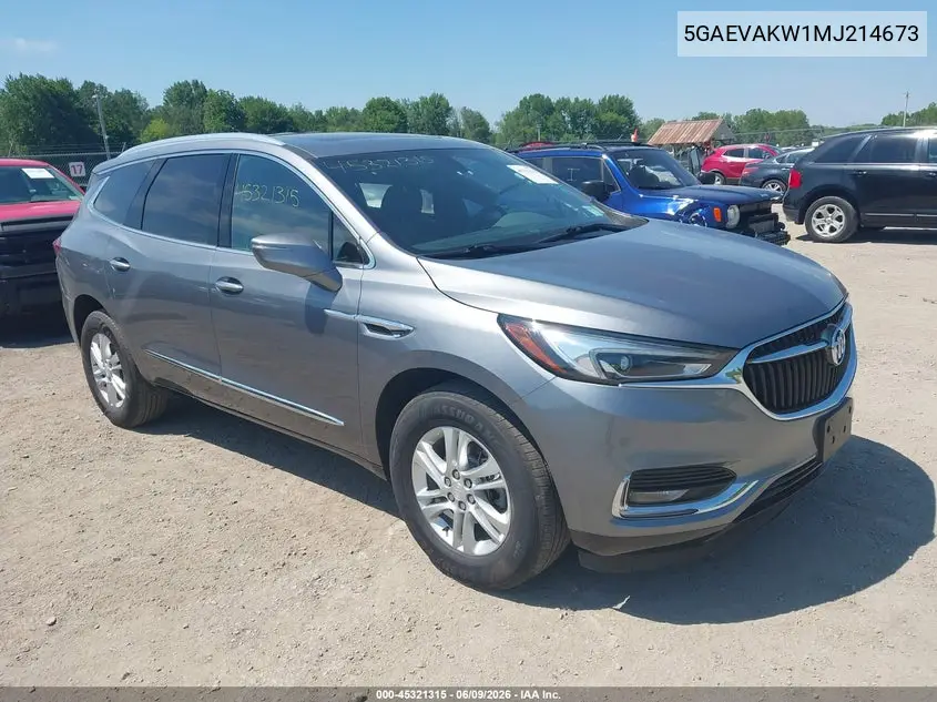 2021 Buick Enclave Awd Essence VIN: 5GAEVAKW1MJ214673 Lot: 45321315