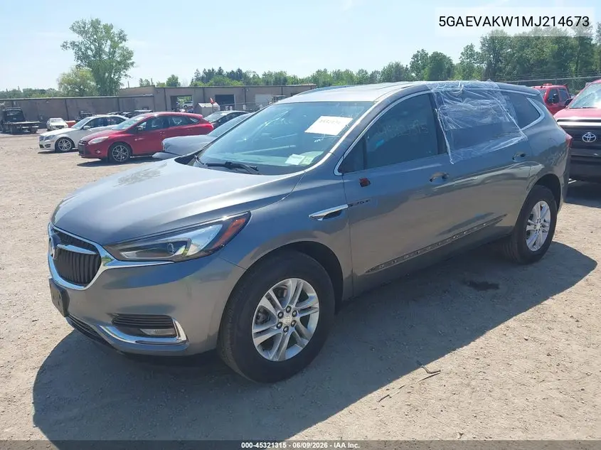 2021 Buick Enclave Awd Essence VIN: 5GAEVAKW1MJ214673 Lot: 45321315