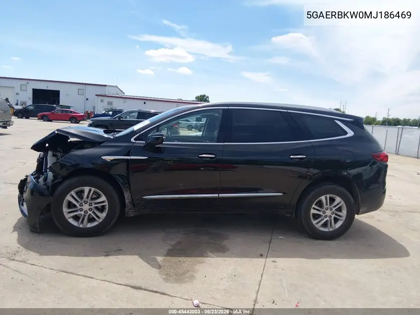 2021 Buick Enclave Fwd Essence VIN: 5GAERBKW0MJ186469 Lot: 45443003