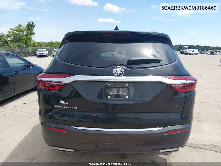 2021 Buick Enclave Fwd Essence VIN: 5GAERBKW0MJ186469 Lot: 45443003
