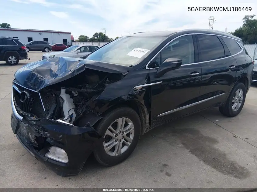 2021 Buick Enclave Fwd Essence VIN: 5GAERBKW0MJ186469 Lot: 45443003