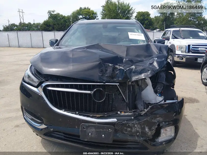 2021 Buick Enclave Fwd Essence VIN: 5GAERBKW0MJ186469 Lot: 45443003