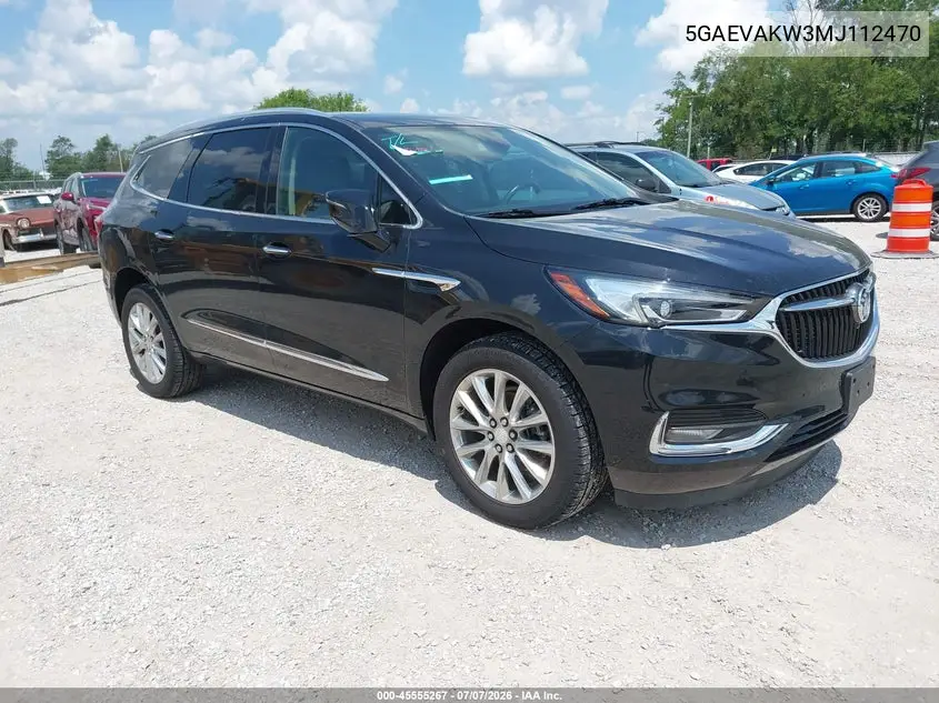 2021 Buick Enclave Awd Essence VIN: 5GAEVAKW3MJ112470 Lot: 45555267