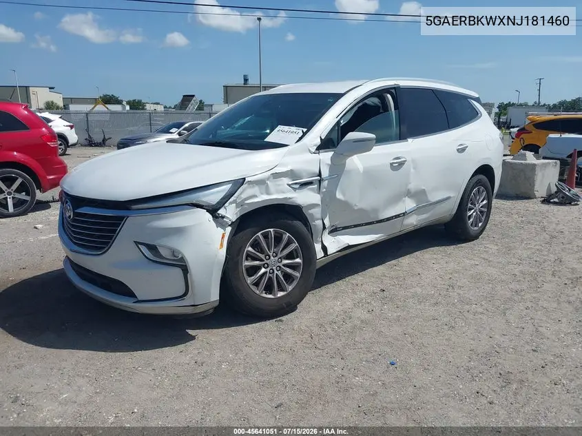 2022 Buick Enclave Fwd Essence VIN: 5GAERBKWXNJ181460 Lot: 45641051