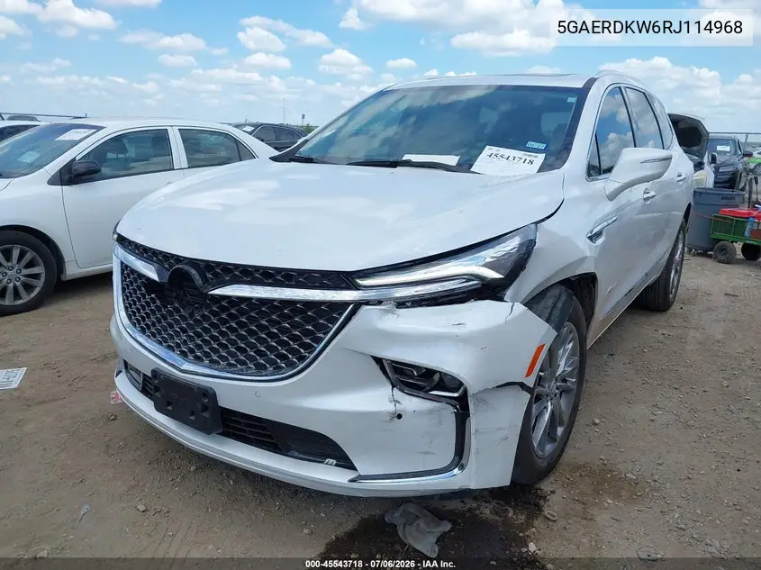 2024 Buick Enclave Avenir Fwd VIN: 5GAERDKW6RJ114968 Lot: 45543718