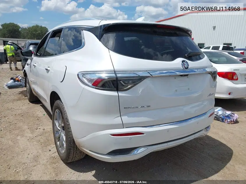2024 Buick Enclave Avenir Fwd VIN: 5GAERDKW6RJ114968 Lot: 45543718