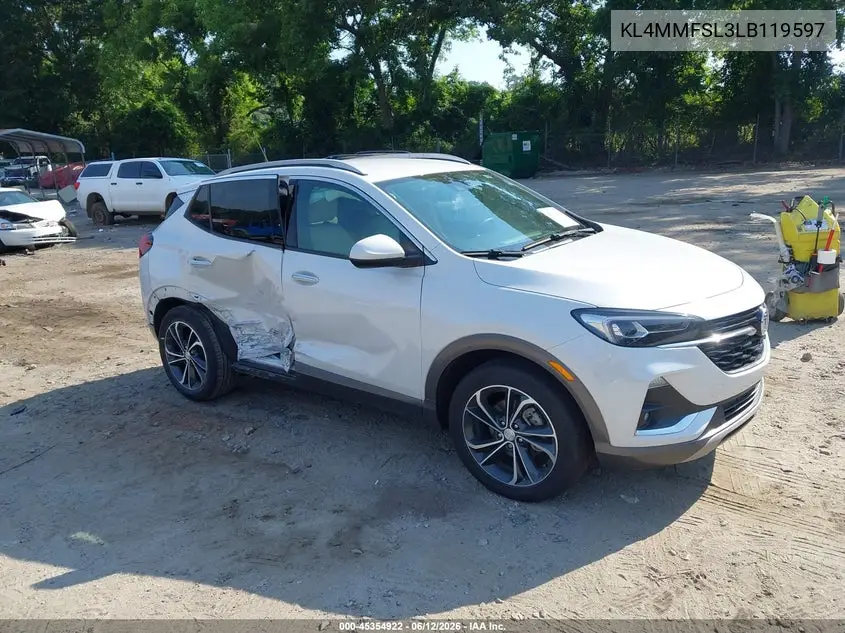 2020 Buick Encore Gx Fwd Essence VIN: KL4MMFSL3LB119597 Lot: 45354922