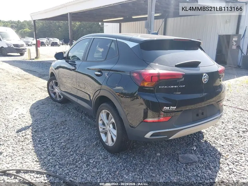 2020 Buick Encore Gx Fwd Preferred VIN: KL4MMBS21LB113166 Lot: 45440543