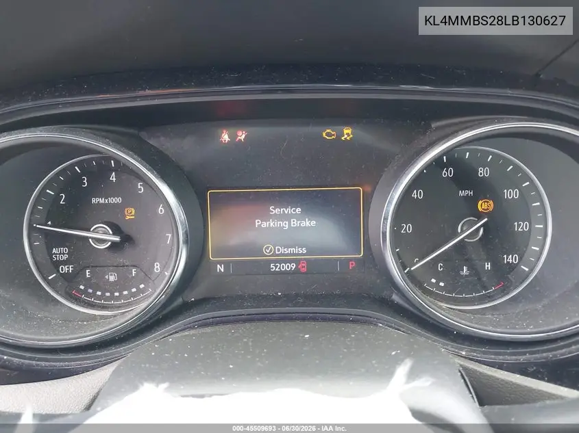 2020 Buick Encore Gx Fwd Preferred VIN: KL4MMBS28LB130627 Lot: 45509693