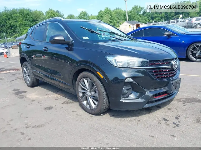 2020 Buick Encore Gx Awd Preferred VIN: KL4MMCSL6LB096704 Lot: 45519993